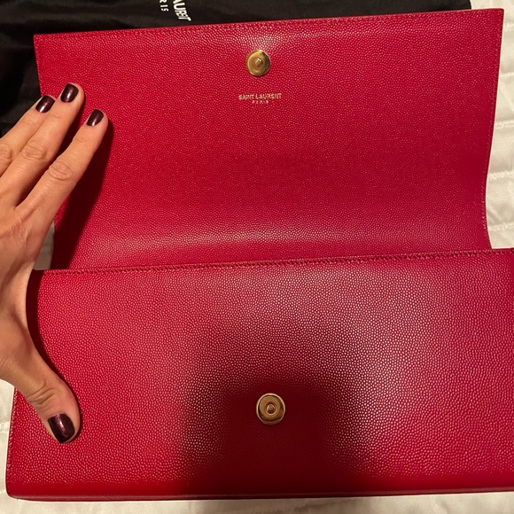 YSL classic monogram clutch - Picture 2 of 5